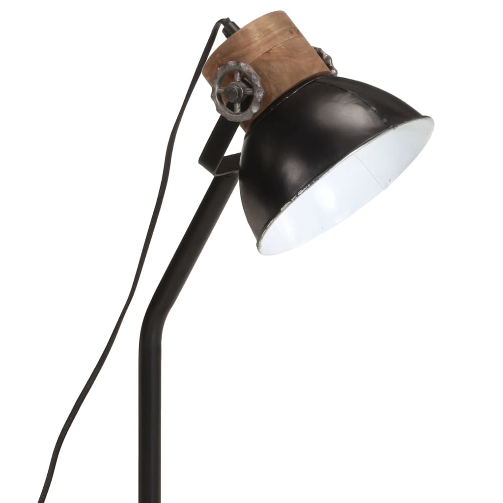 skrivebordslampe 25 W 18x18x60 cm E27 sort