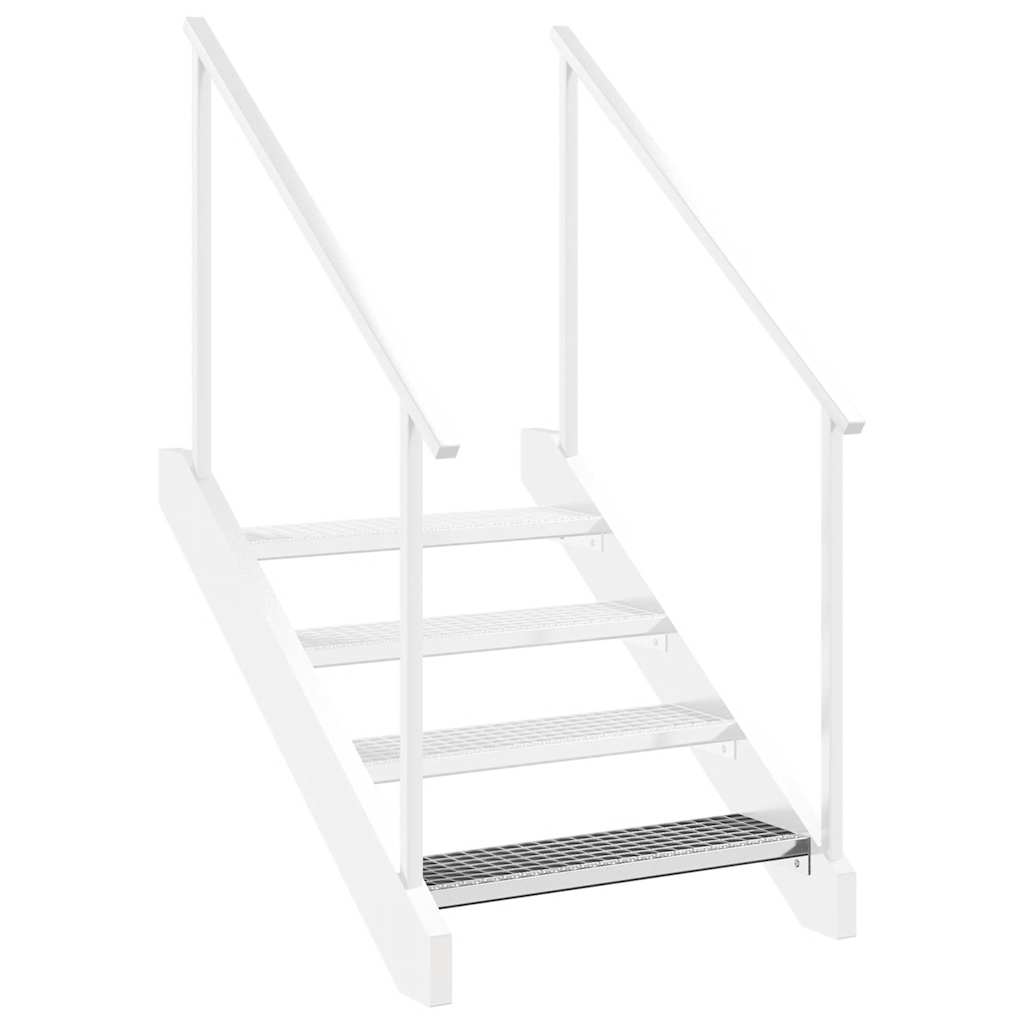 trappetrin 60x24x7 cm trinrist galvaniseret stål