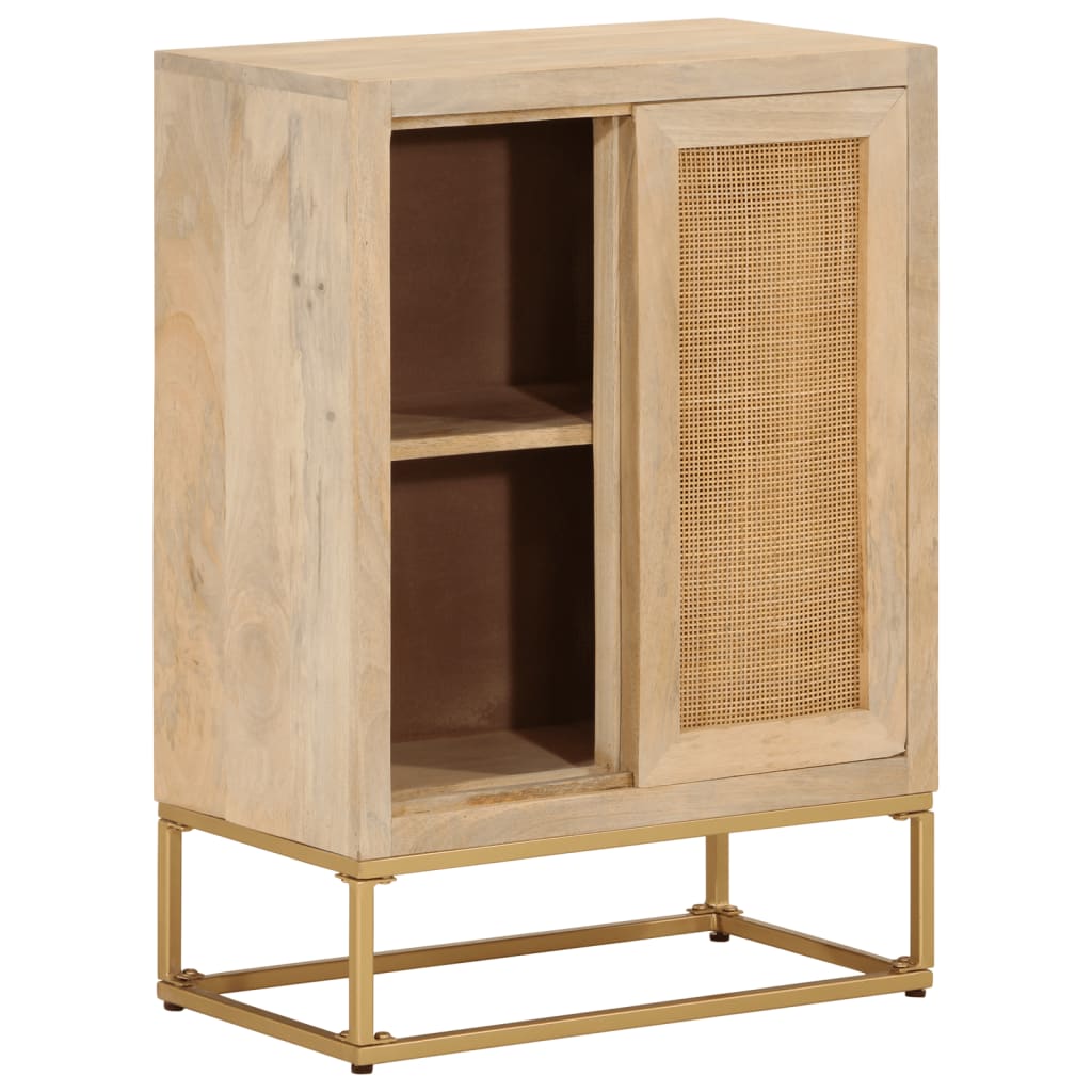 skænk 55x30x76 cm massivt mangotræ og jern