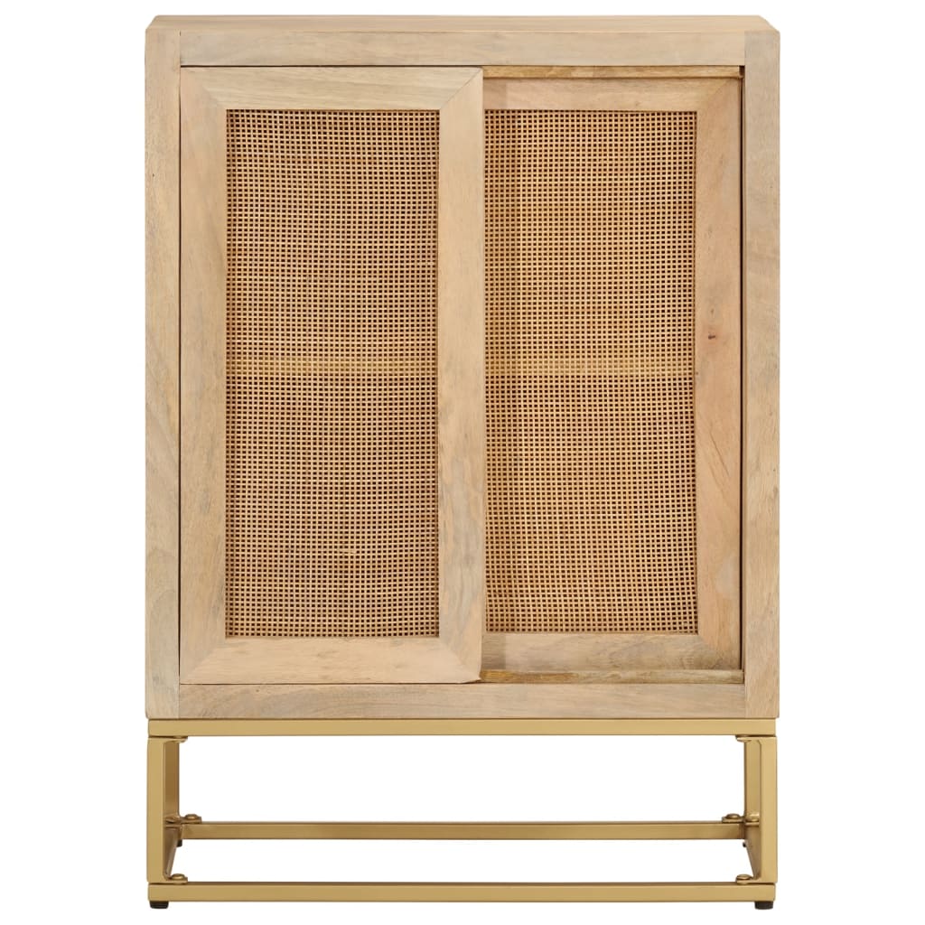 skænk 55x30x76 cm massivt mangotræ og jern