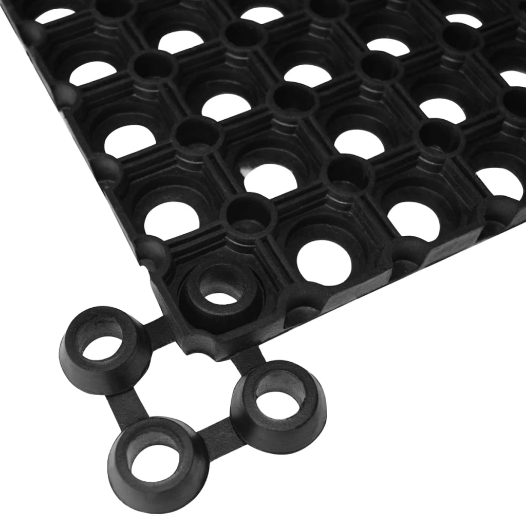 dørmåtte 60x80 cm rektangulær gummi