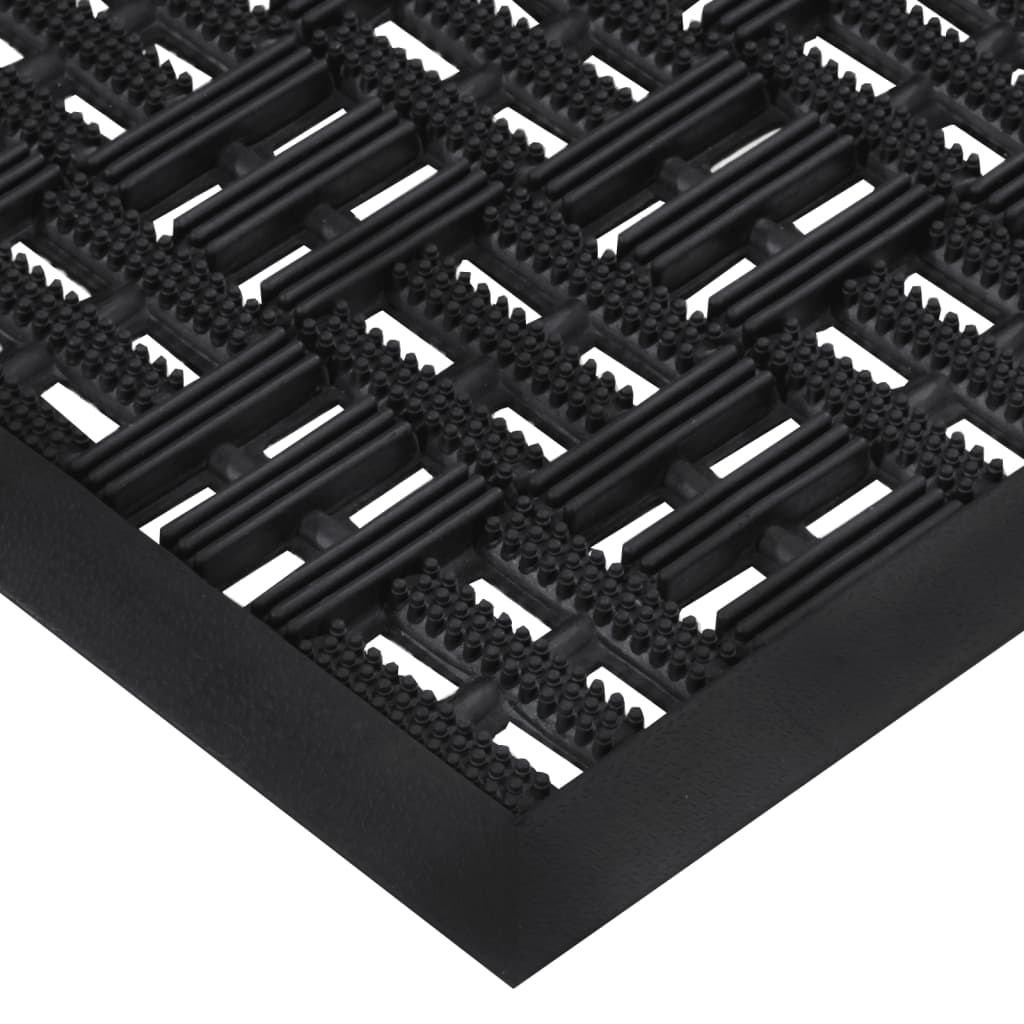 dørmåtte 45x75 cm rektangulær gummi