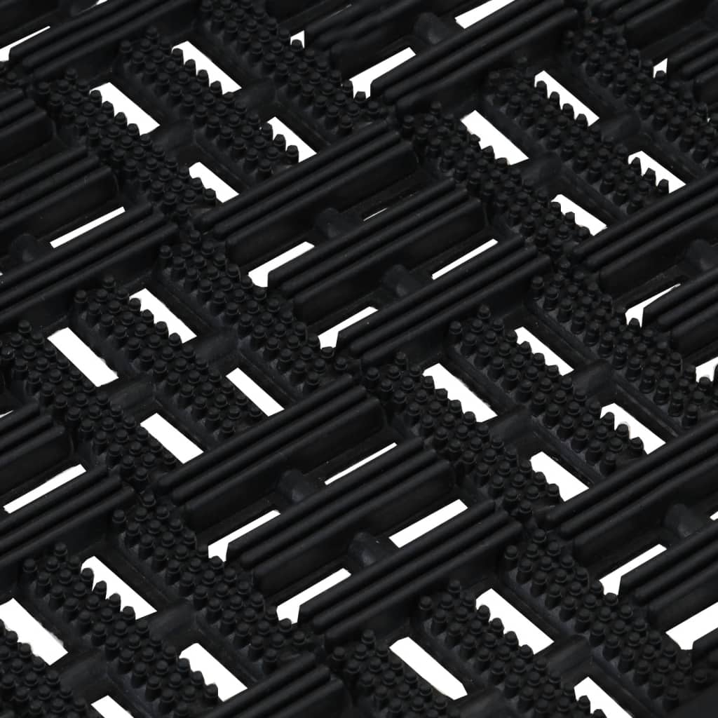 dørmåtte 45x75 cm rektangulær gummi