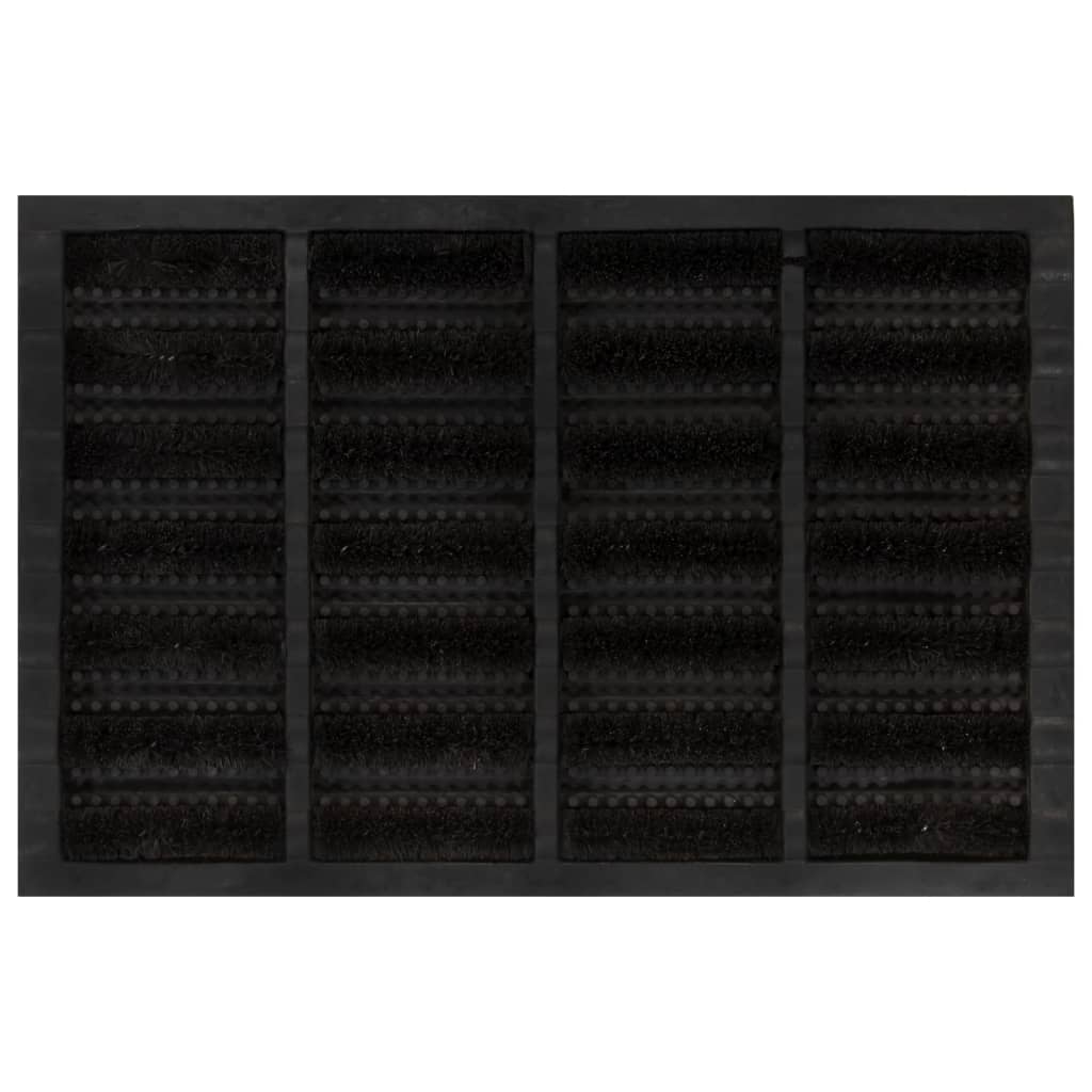 dørmåtte 40x60 cm rektangulær gummi og coir
