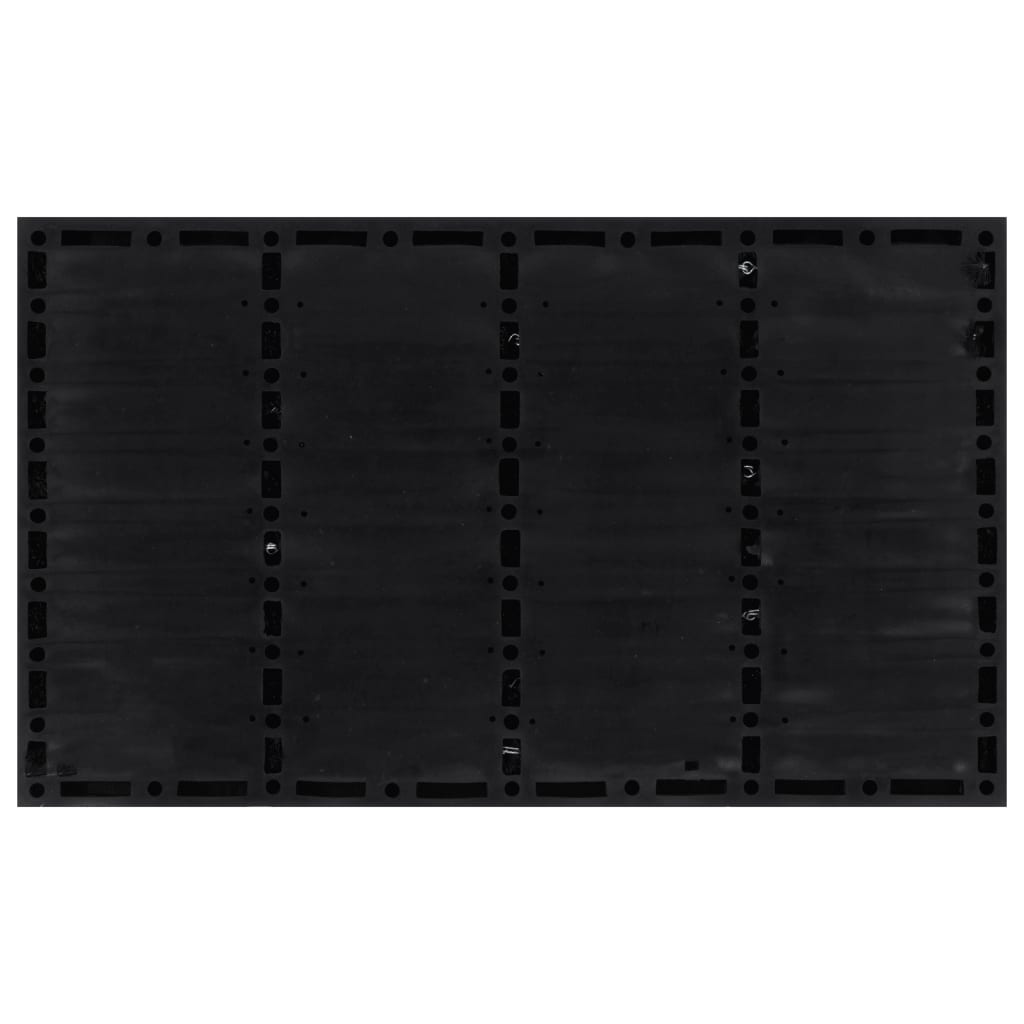 dørmåtte 45x75 cm rektangulær gummi og coir