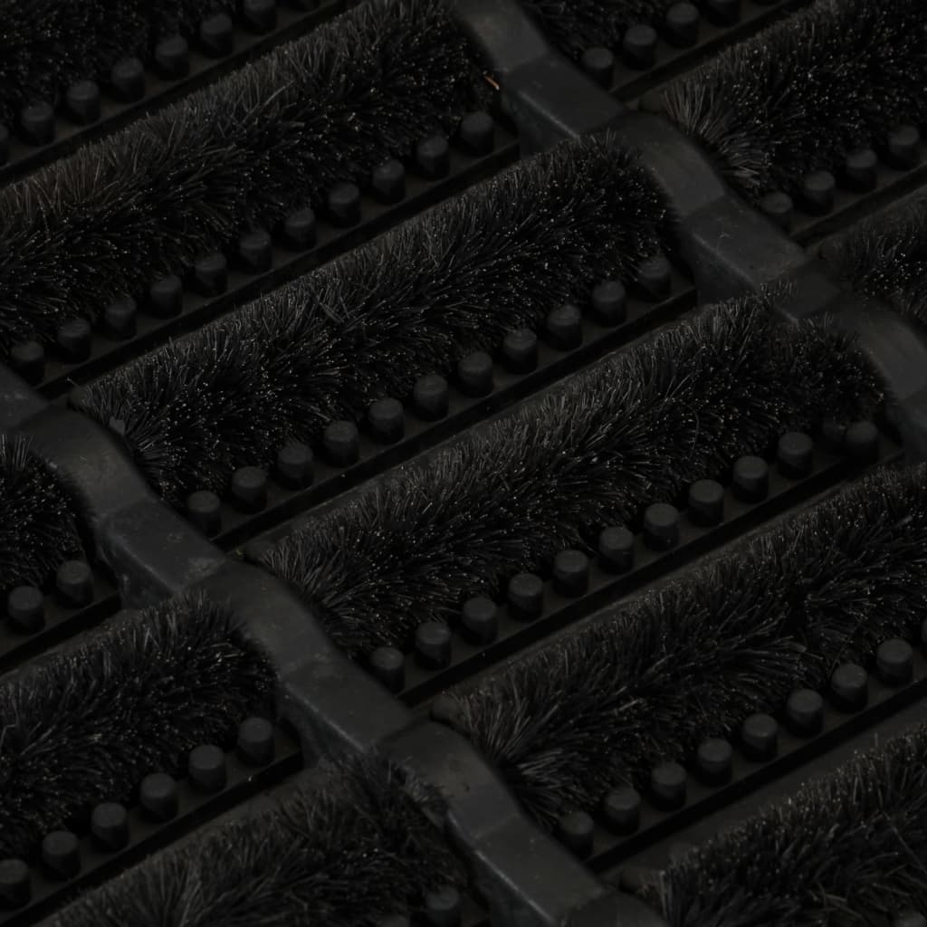 dørmåtte 45x75 cm rektangulær gummi og coir
