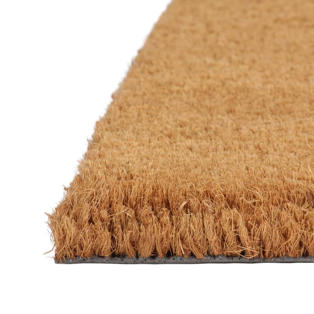 dørmåtte 65x100 cm tuftet coir naturfarvet