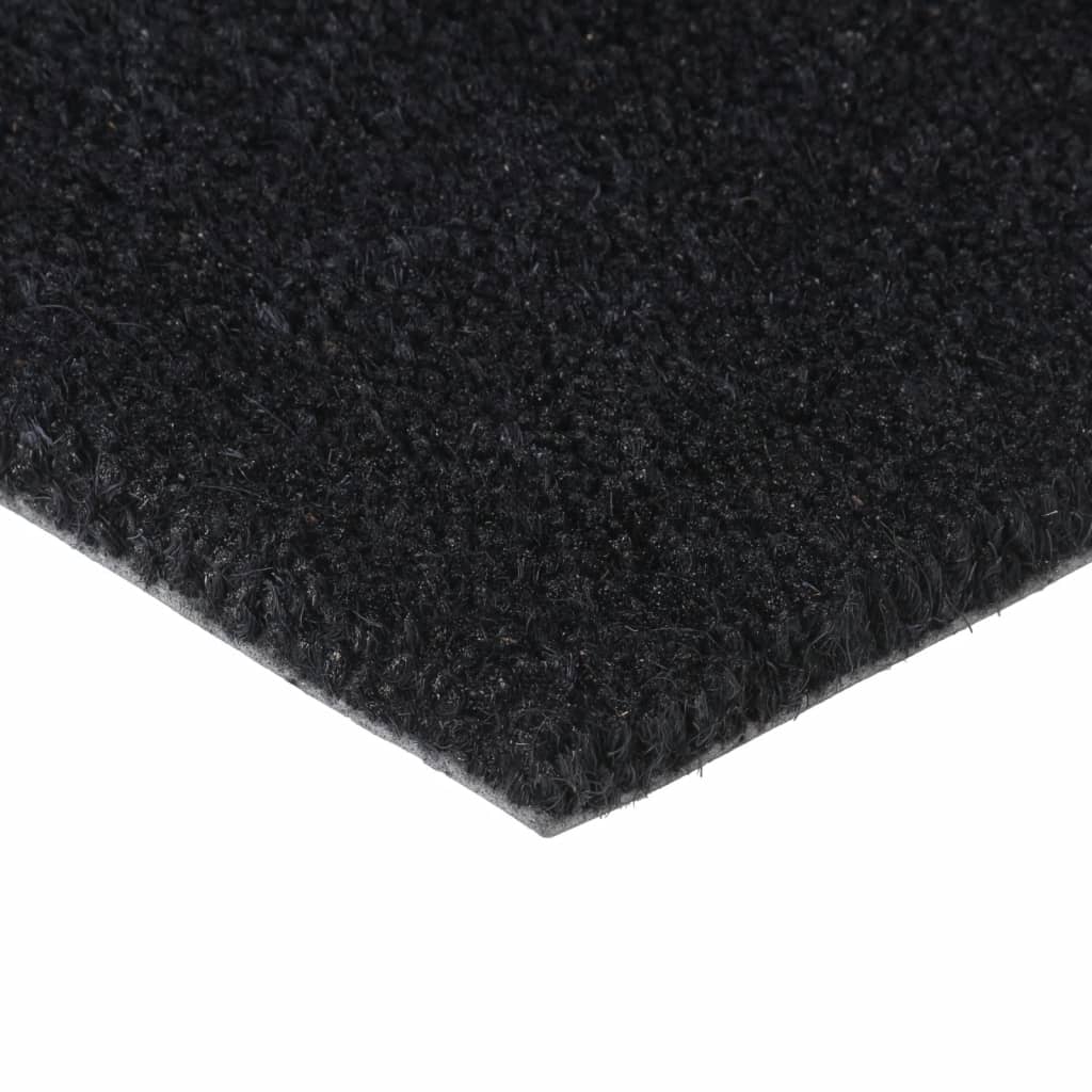 dørmåtte 50x80 cm tuftet coir sort