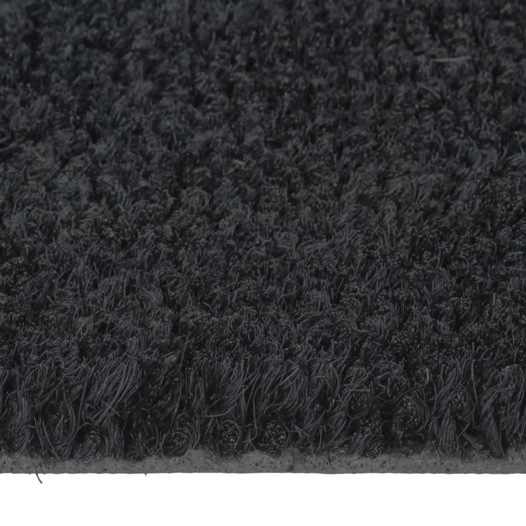 dørmåtte 50x80 cm tuftet coir sort