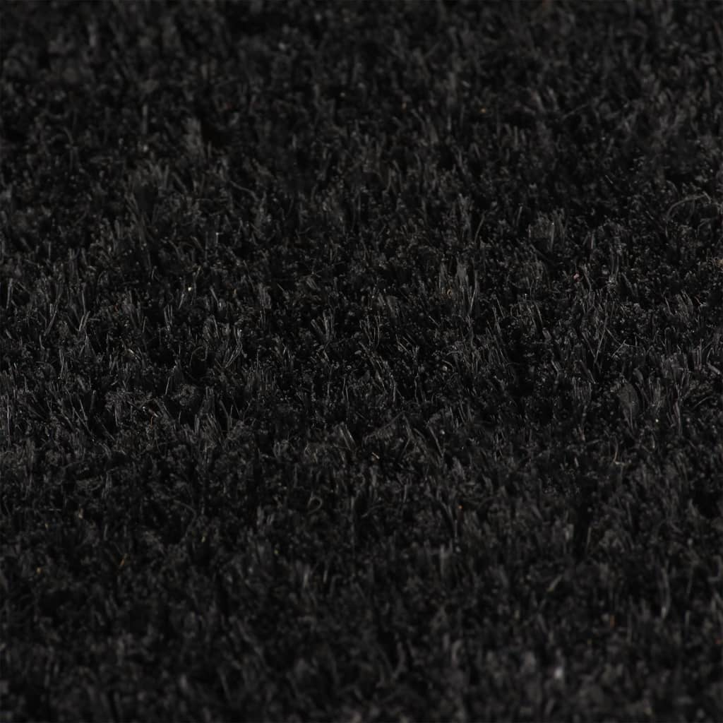 dørmåtte 100x300 cm tuftet coir sort