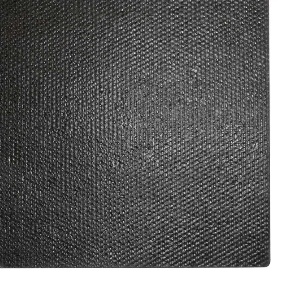 dørmåtte 100x300 cm tuftet coir sort