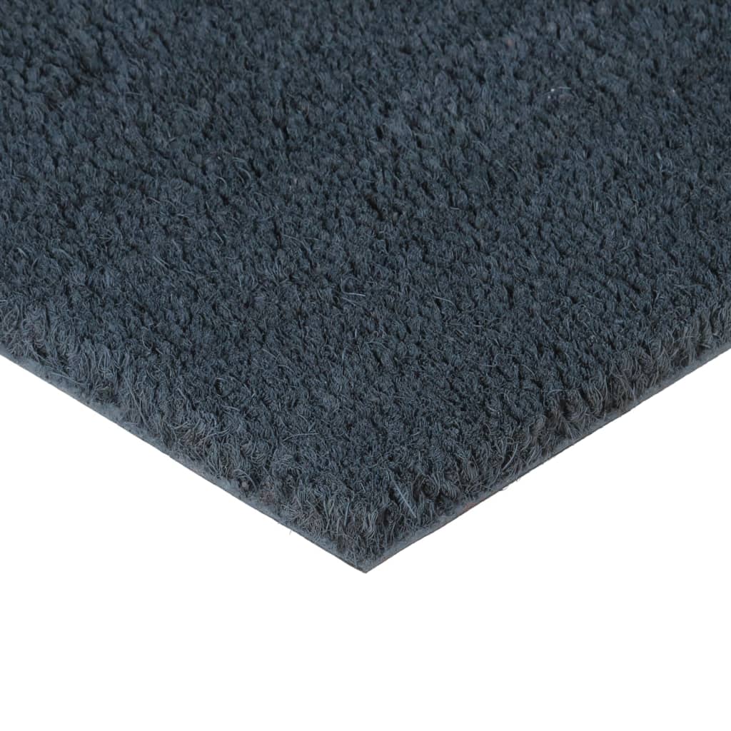 dørmåtter 5 stk. 40x60 cm tuftet coir mørkegrå