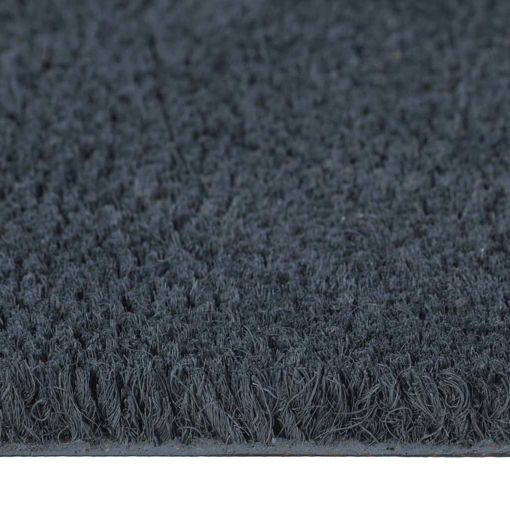 dørmåtter 5 stk. 40x60 cm tuftet coir mørkegrå