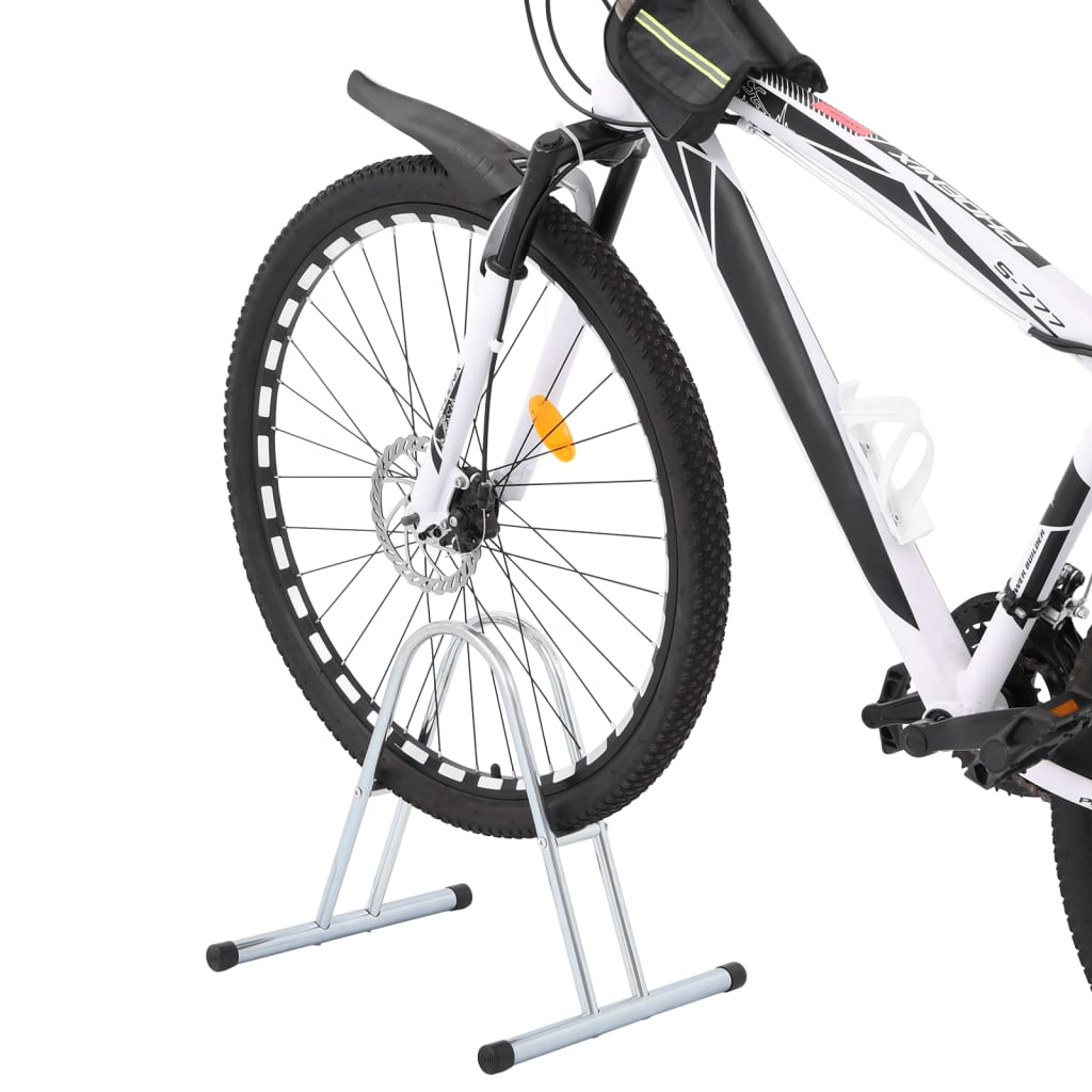 cykelstativ til 1 cykel fritstående galvaniseret stål