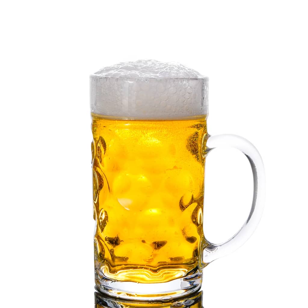 ølglas 6 stk. med håndtag 1000 ml