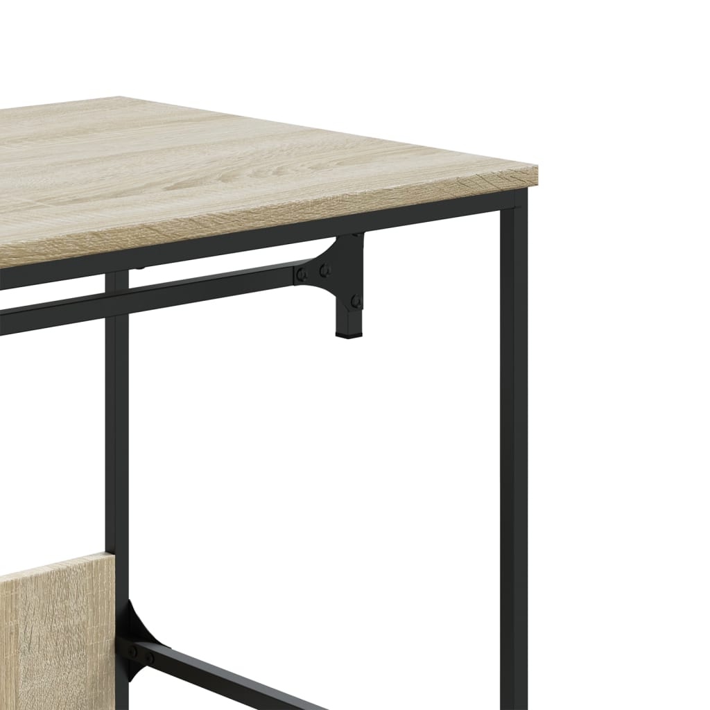 klædeskab 90x50x180 cm konstrueret træ sonoma-eg