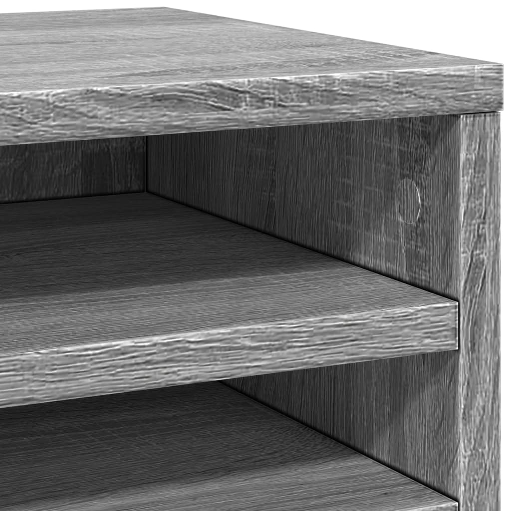 duvslag 36x26x29,5 cm konstruerat trä grå sonoma ek