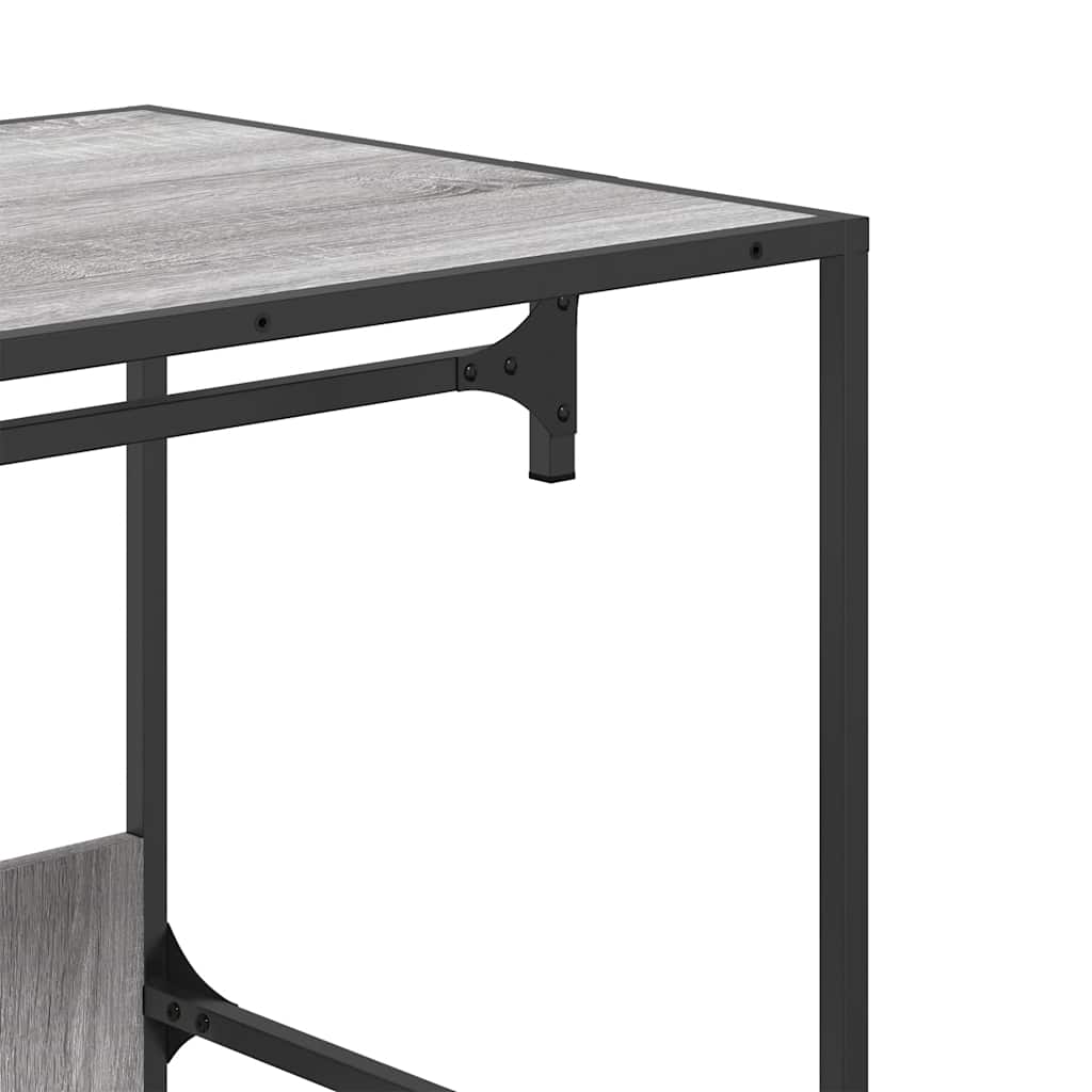 klædeskab 90x50x180 cm konstrueret træ grå sonoma-eg