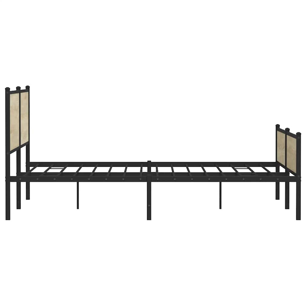 sengeramme uden madras 193x203 cm metal sonoma-eg