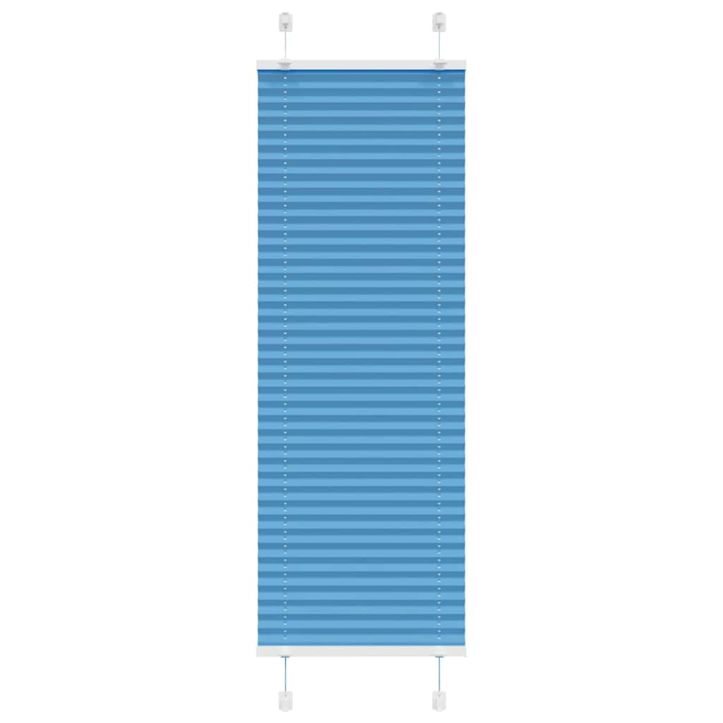 Plisségardin Blå 50x150 cm Stofbredde 49,4 cm Polyester