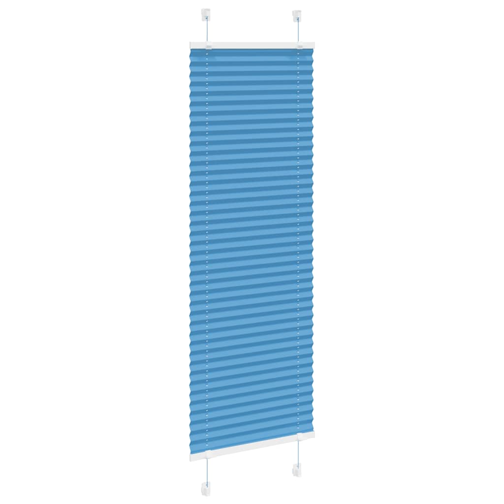 Plisségardin Blå 50x150 cm Stofbredde 49,4 cm Polyester