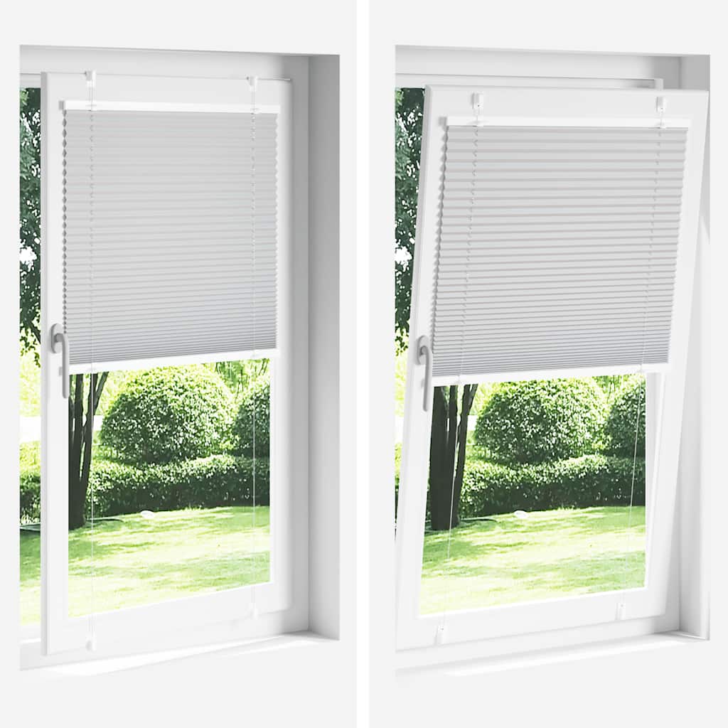 Plisségardin Blå 65x200 cm Stofbredde 64,4 cm Polyester