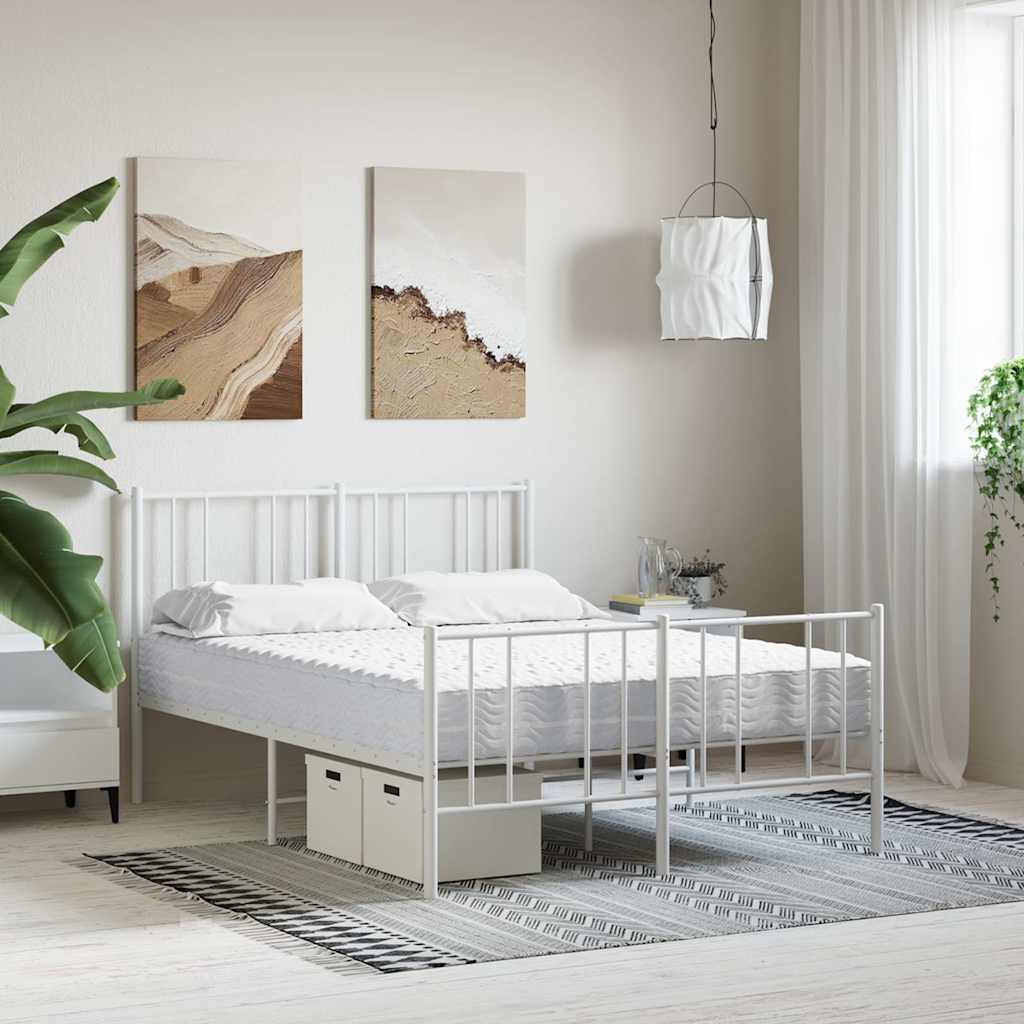 skummadras 120x210 cm hårdhed H2 H3 hvid