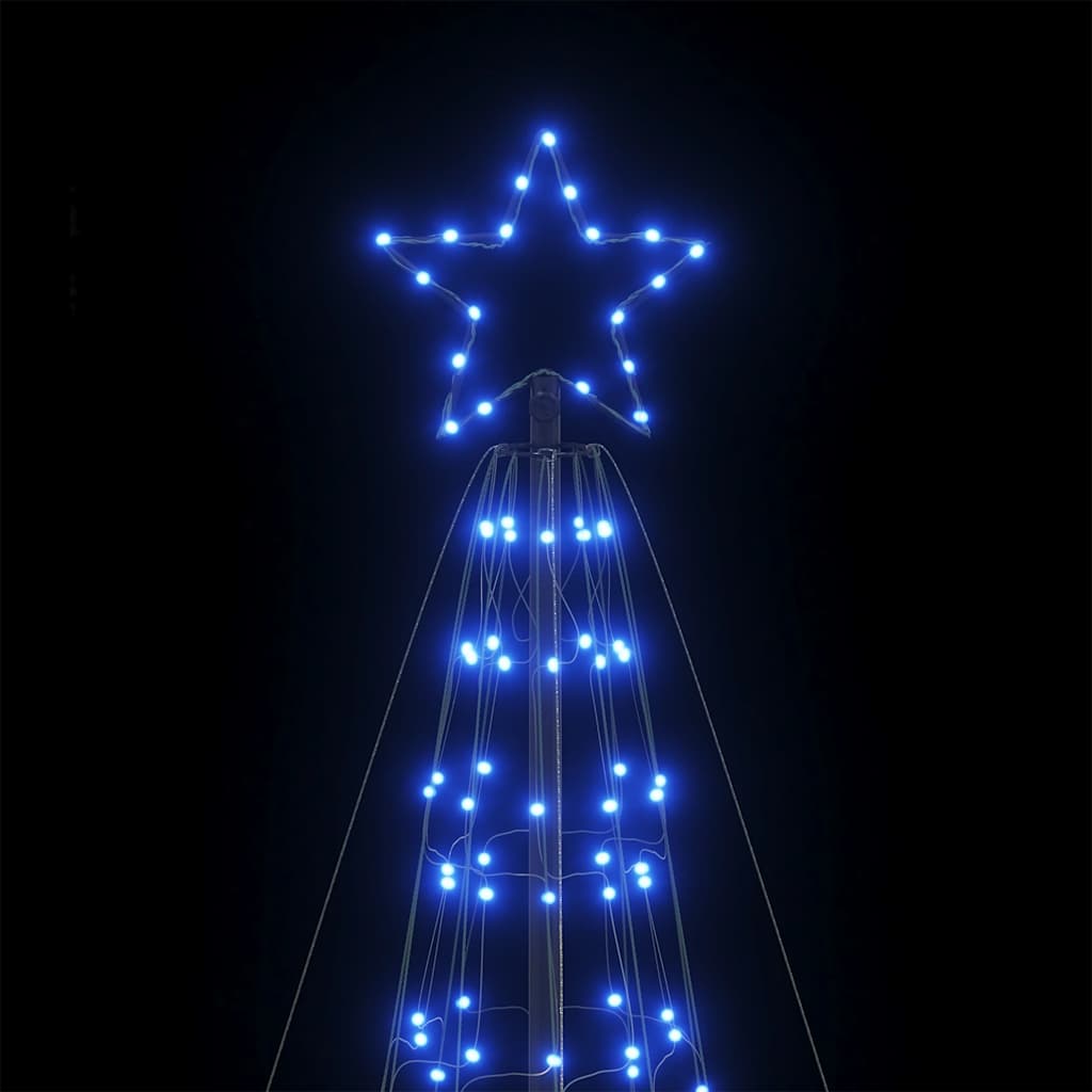 LED-juletræ med spyd 1534 LED'er 500 cm blåt lys