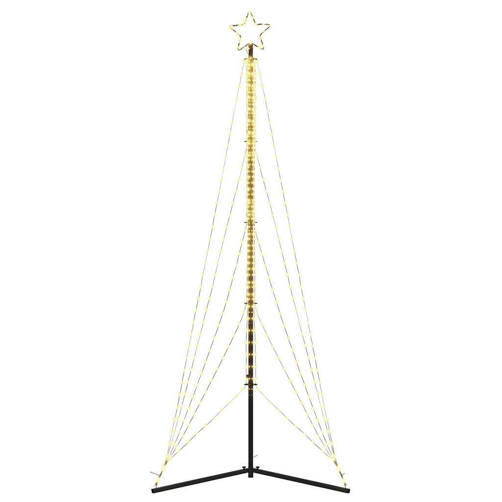 LED-juletræ 525 LED'er 302 cm varmt hvidt lys