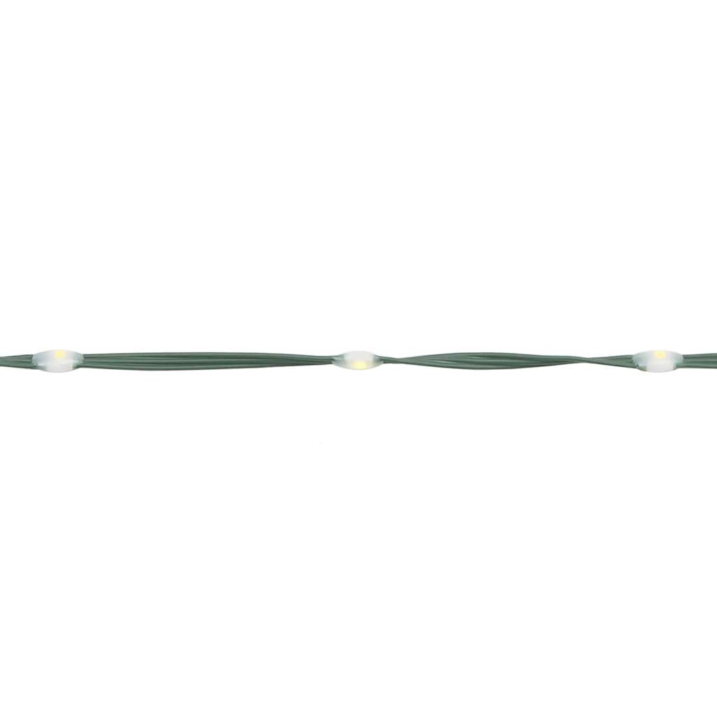 LED-juletræ 615 LED'er 404,5 cm varmt hvidt lys