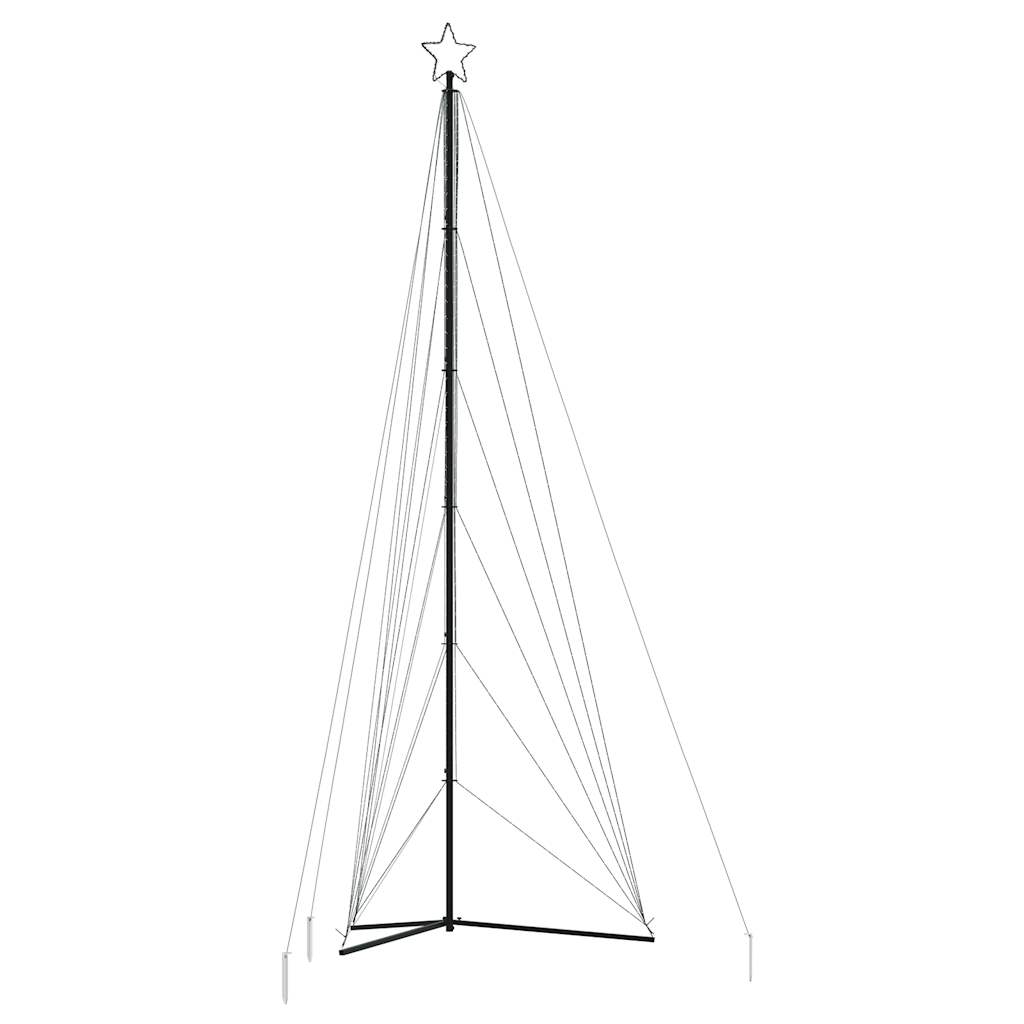 LED-juletræ 861 LED'er 478 cm varmt hvidt lys