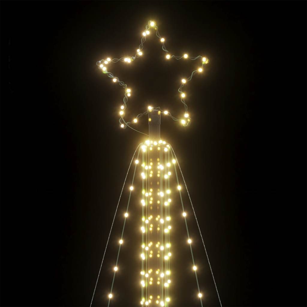 LED-juletræ 861 LED'er 478 cm varmt hvidt lys