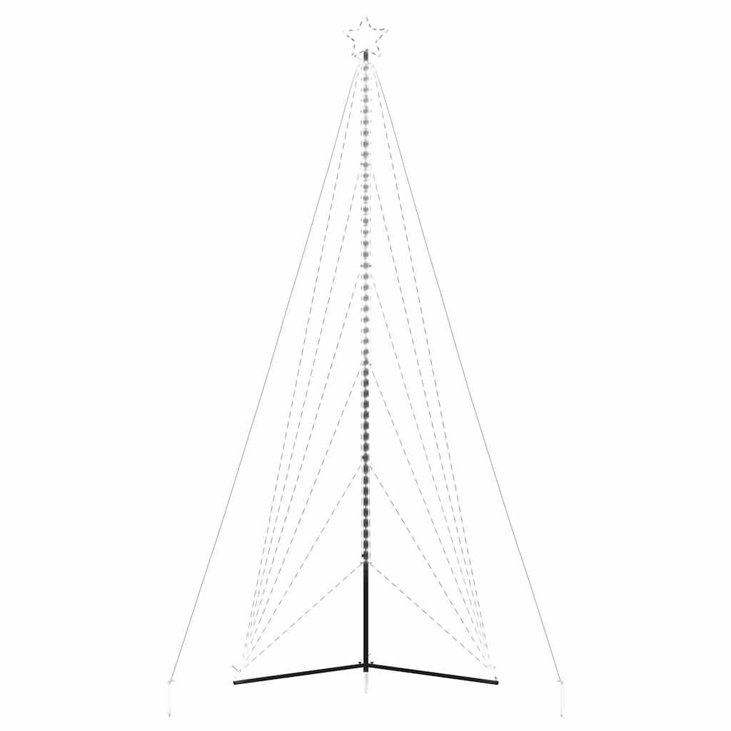 LED-juletræ 861 LED'er 478 cm koldt hvidt lys
