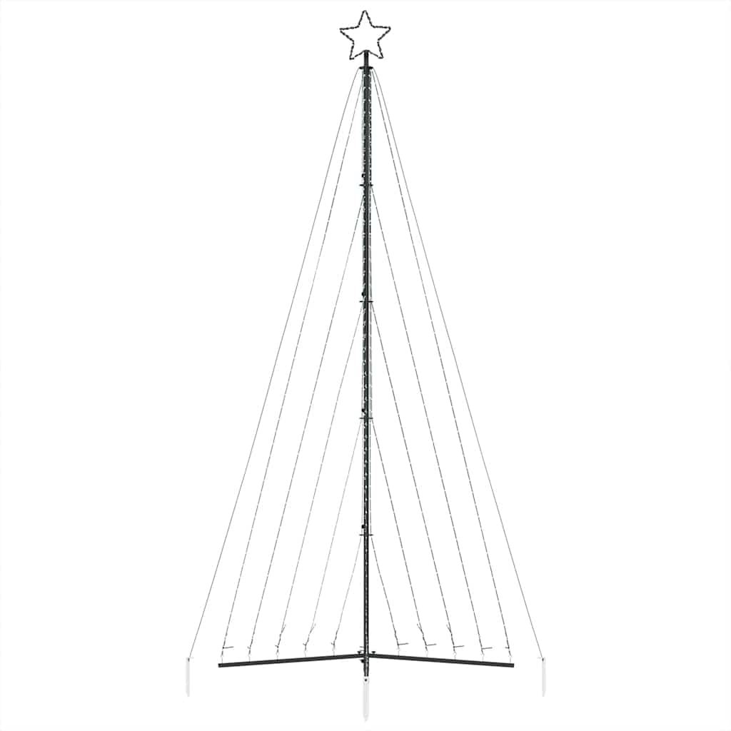 LED-juletræ 570 LED'er 399 cm varmt hvidt lys