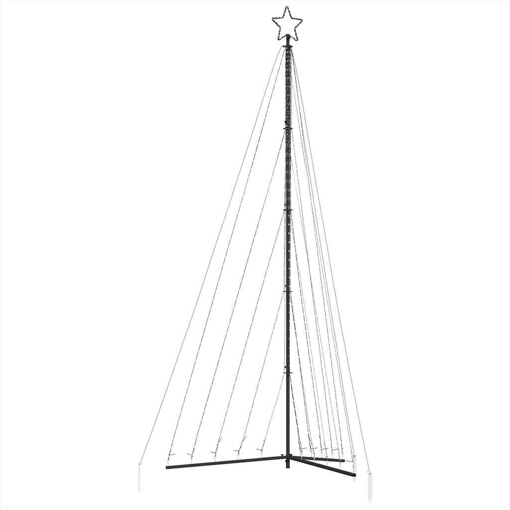 LED-juletræ 570 LED'er 399 cm blåt lys