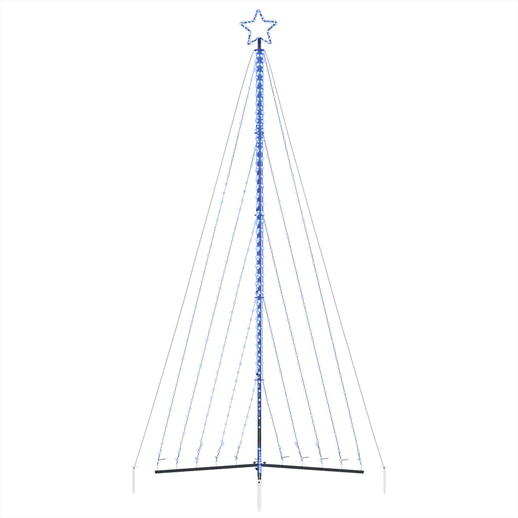 LED-juletræ 570 LED'er 399 cm blåt lys