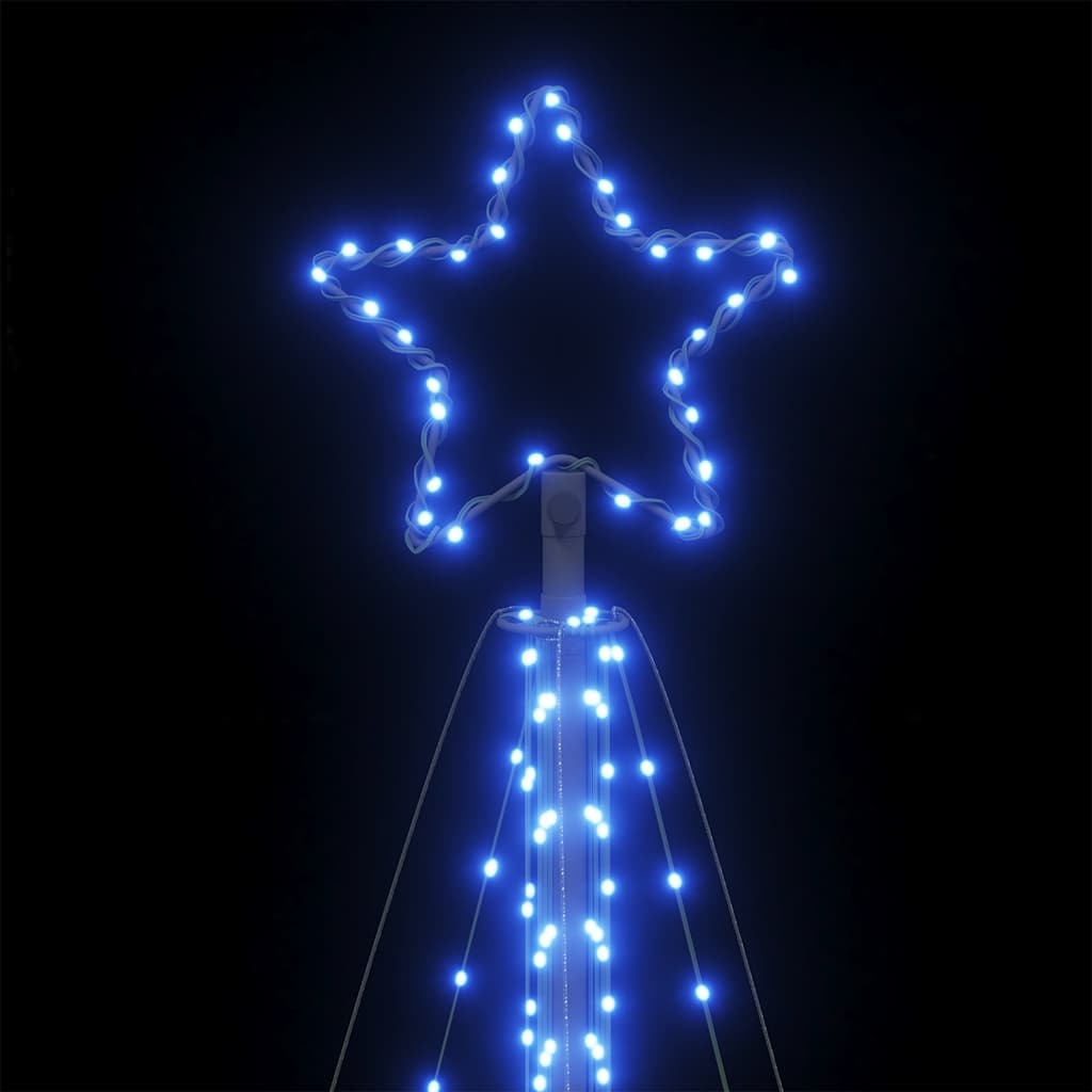 LED-juletræ 570 LED'er 399 cm blåt lys