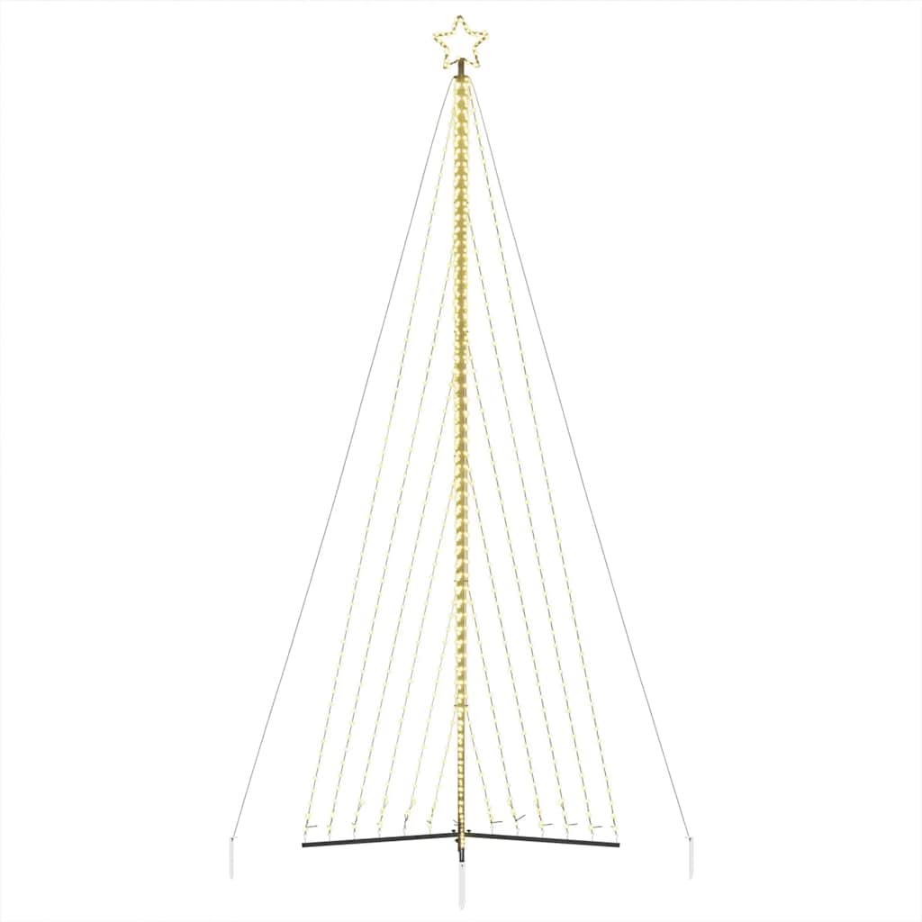 LED-juletræ 789 LED'er 476 cm varmt hvidt lys