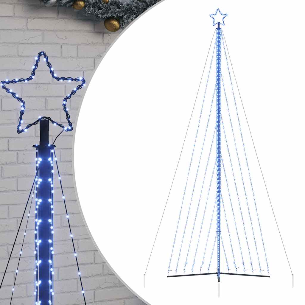 LED-juletræ 789 LED'er 476 cm blåt lys