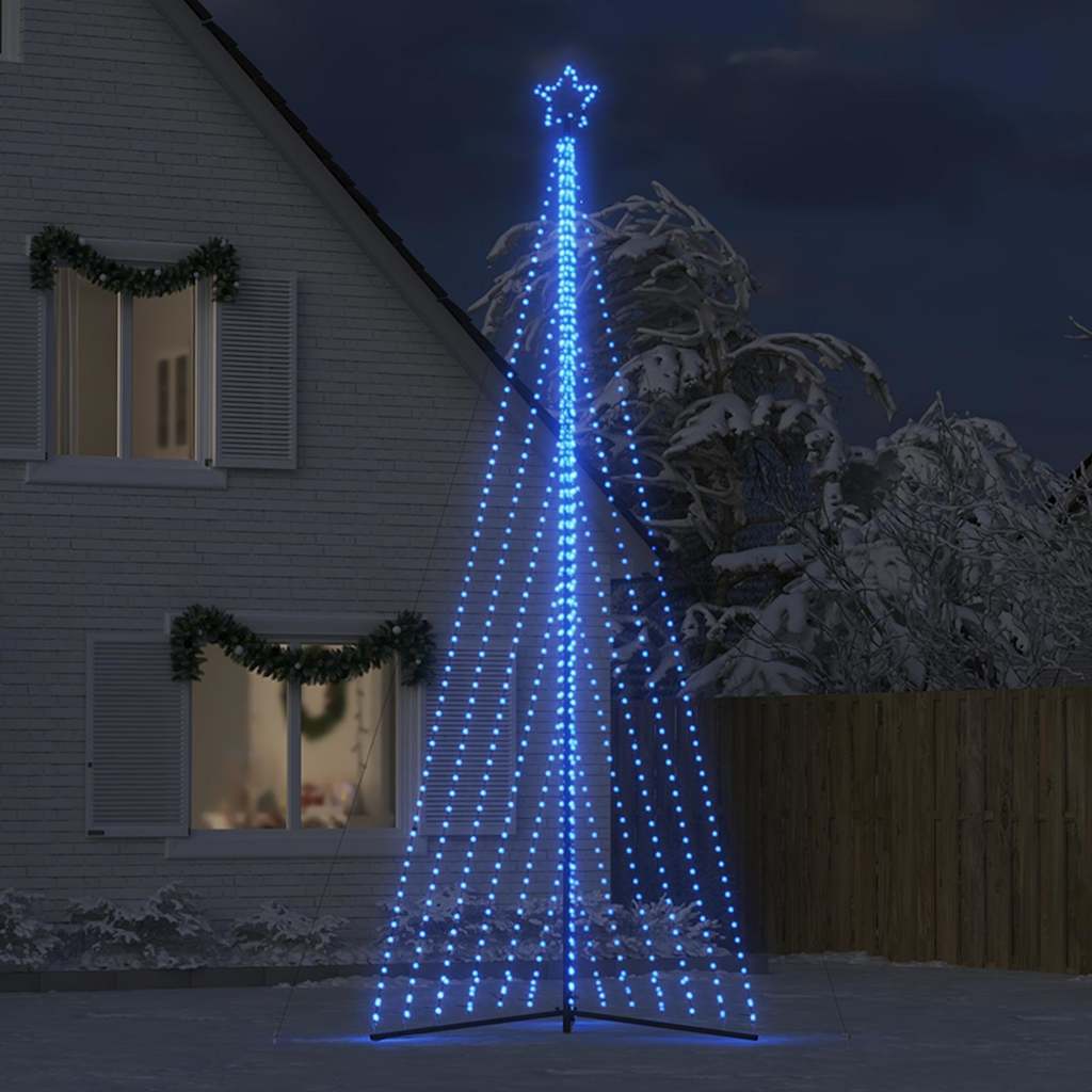 LED-juletræ 789 LED'er 476 cm blåt lys
