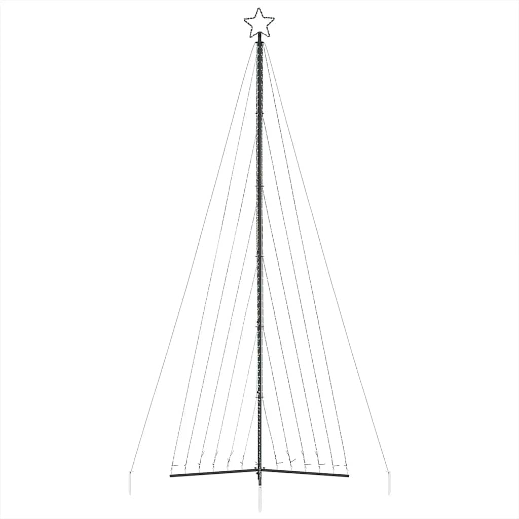 LED-juletræ 789 LED'er 476 cm blåt lys