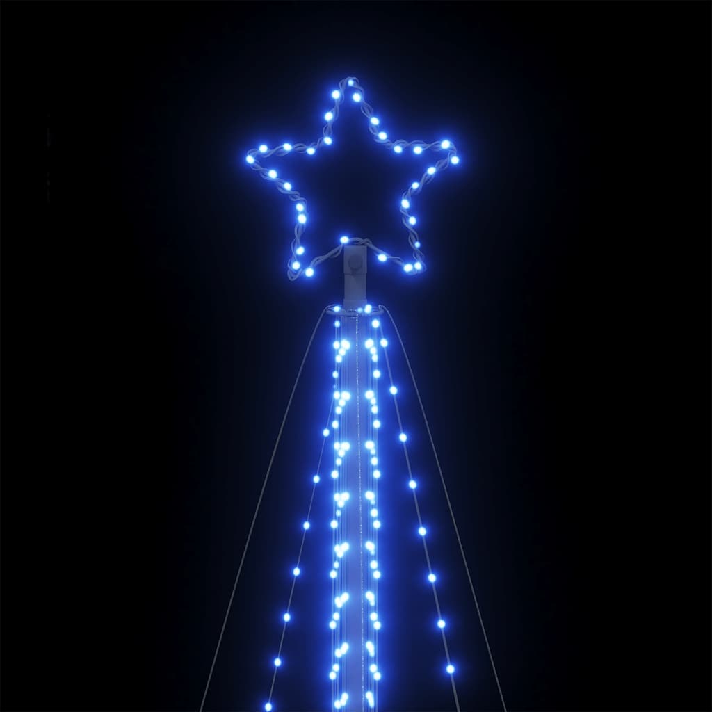 LED-juletræ 789 LED'er 476 cm blåt lys