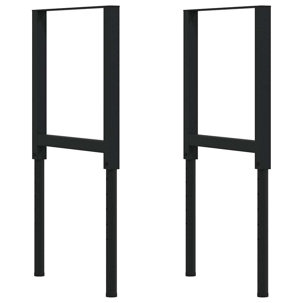 arbejdsbænk 80x60x(71,5-98) cm massivt egetræ