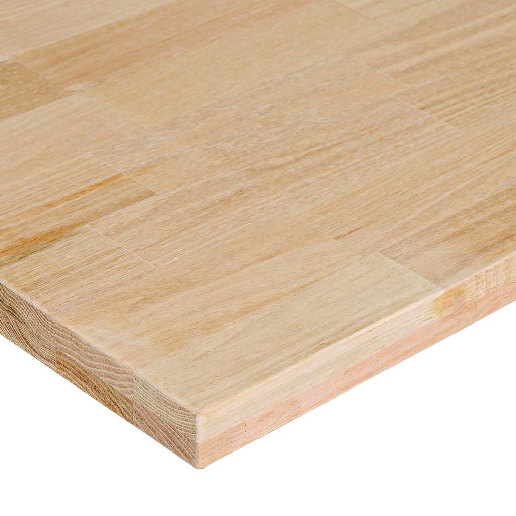 arbejdsbænk 80x60x(71,5-98) cm massivt egetræ