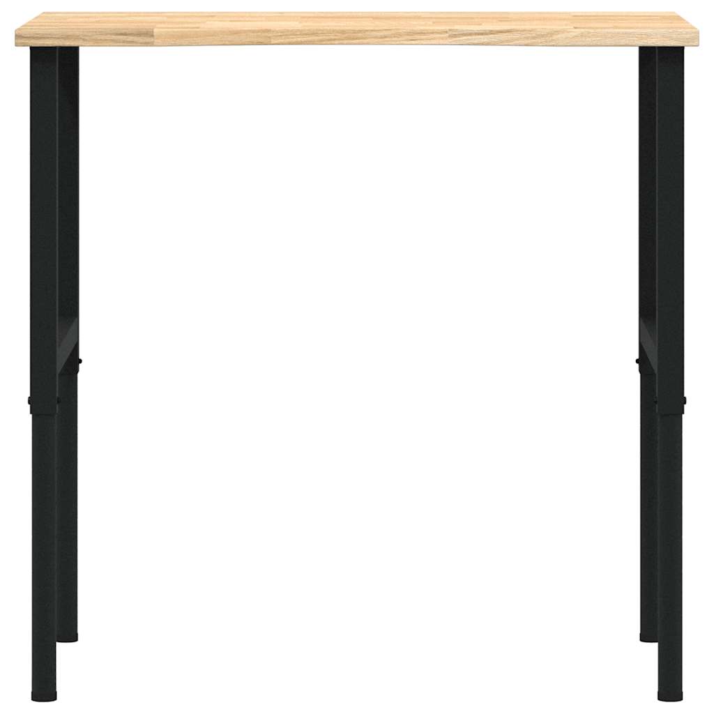 Werkbank 100x60x(71,5-98) cm massive Eiche