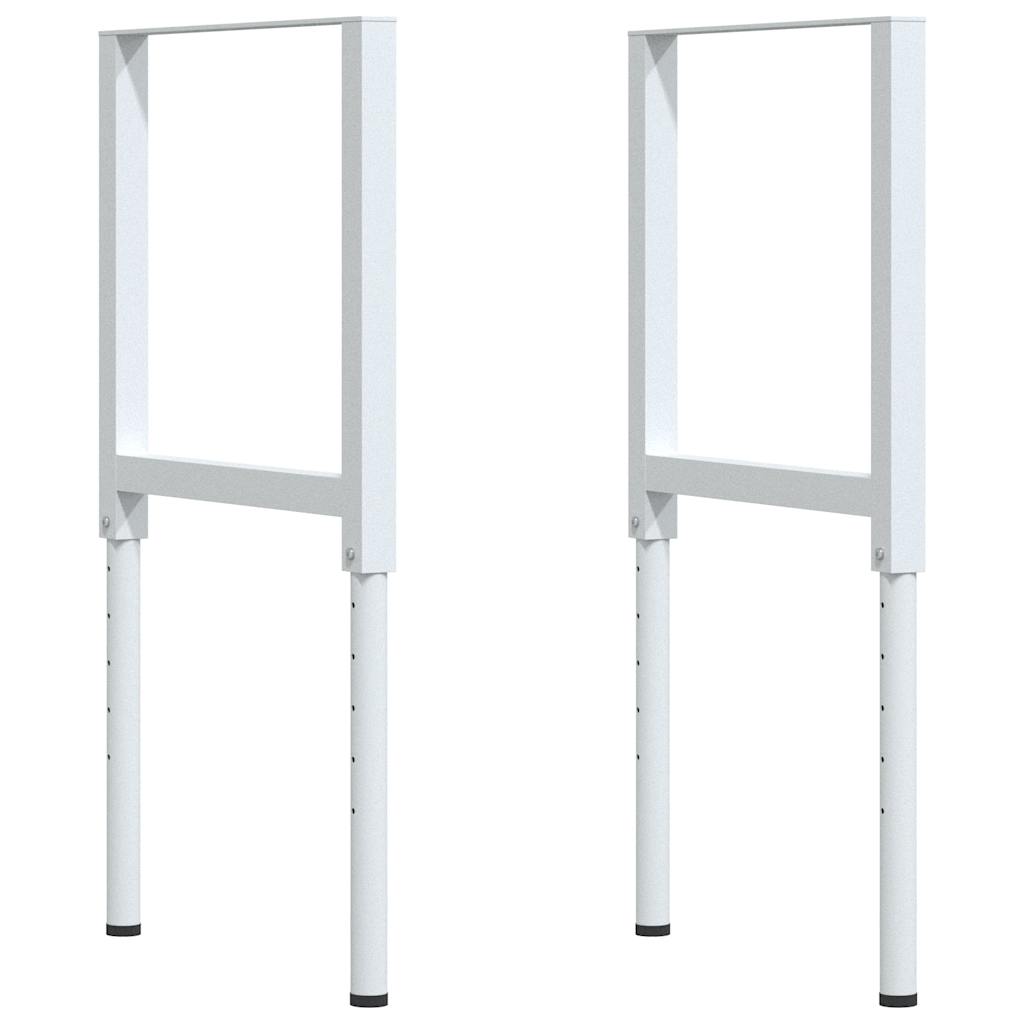 Werkbank 80x60x(71,5-98) cm massive Eiche