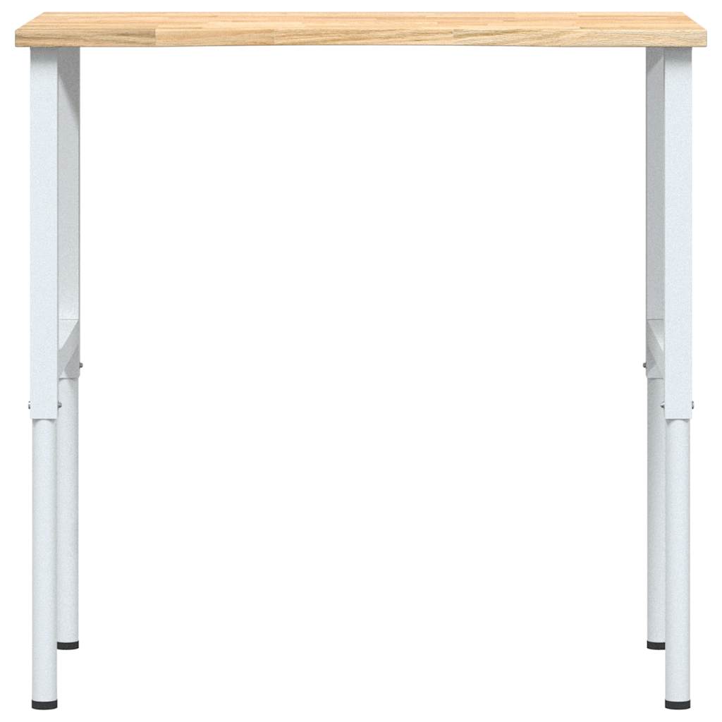 Werkbank 100x60x(71,5-98) cm massive Eiche