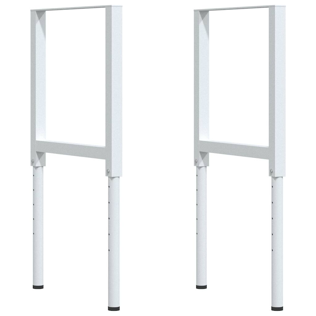 Werkbank 100x60x(71,5-98) cm massive Eiche