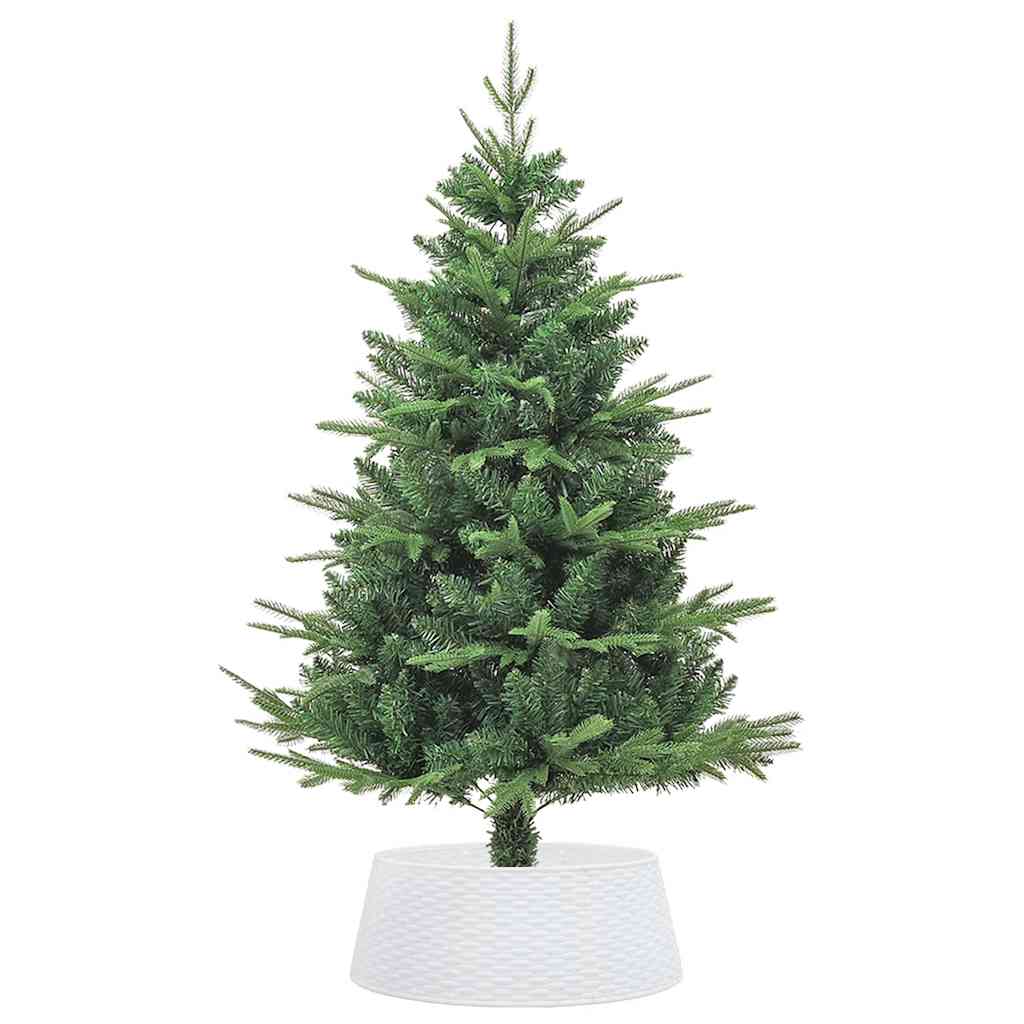 Abdeckung für Weihnachtsbaumsockel Ø65x23 cm Kunststoff weiß
