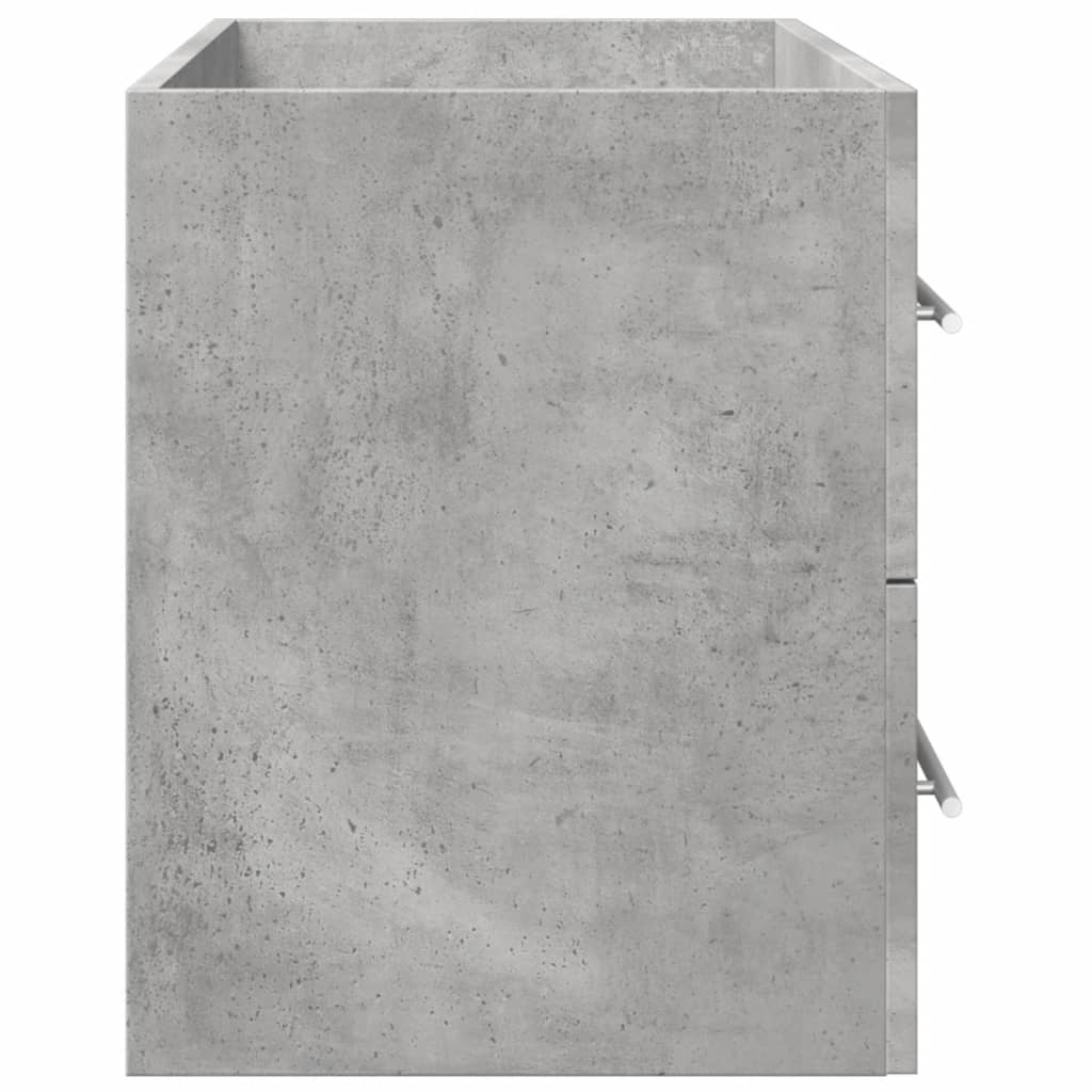 underskab til håndvask 80x38,5x48 cm konstrueret træ kunsttræ